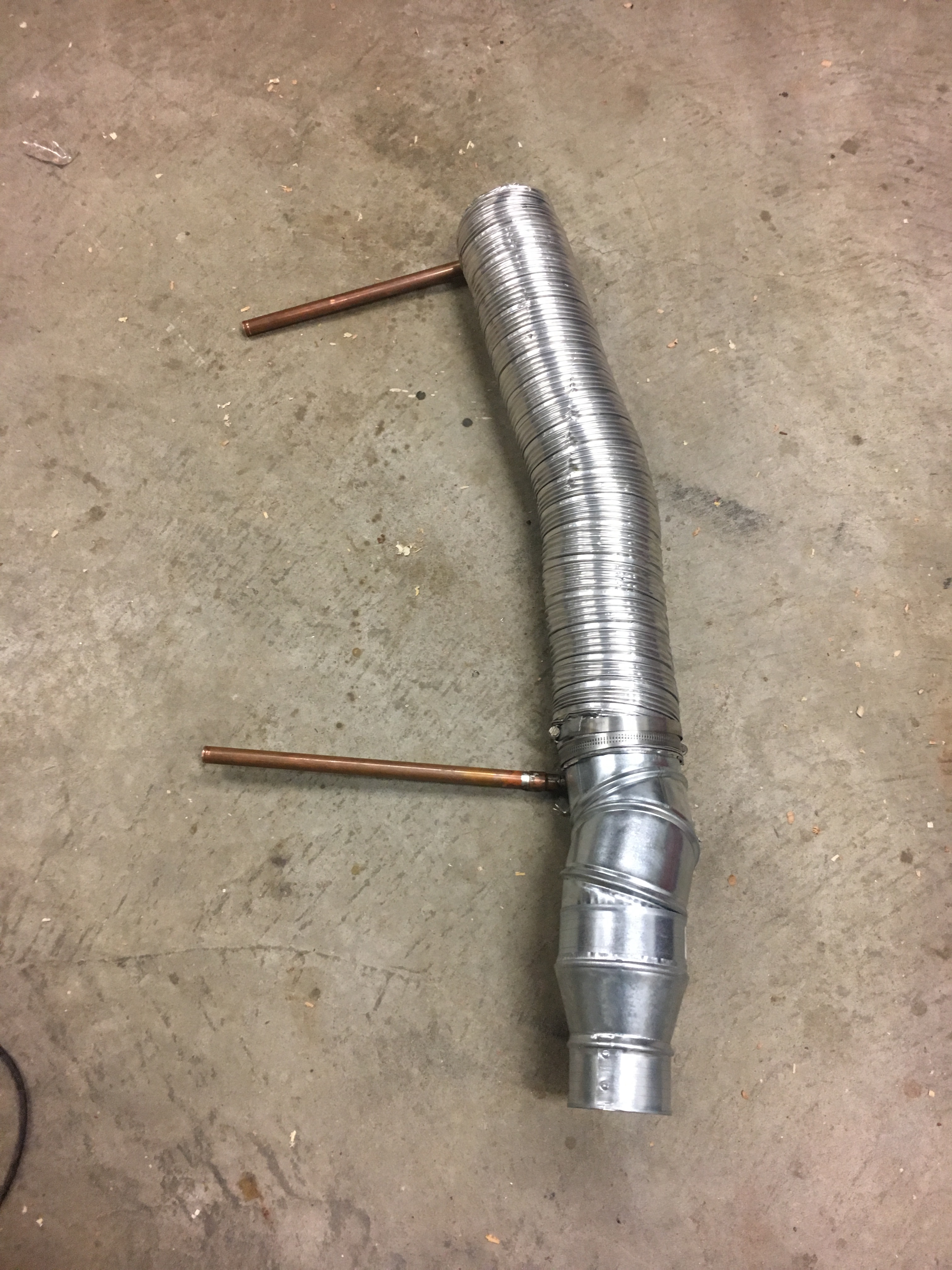 More incinerator prototype parts.